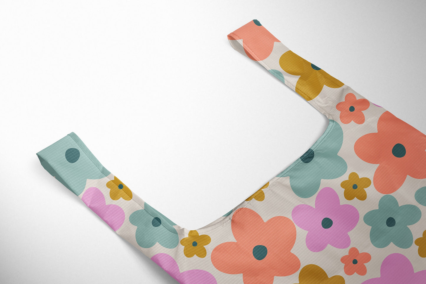 Floral Tote, Reusable Bag, Oversized Foldable Bag, Grocery Tote, Eco-Friendly Bags, Laundry Bag, Mail Bags, Shipping Supplies, XL Bag