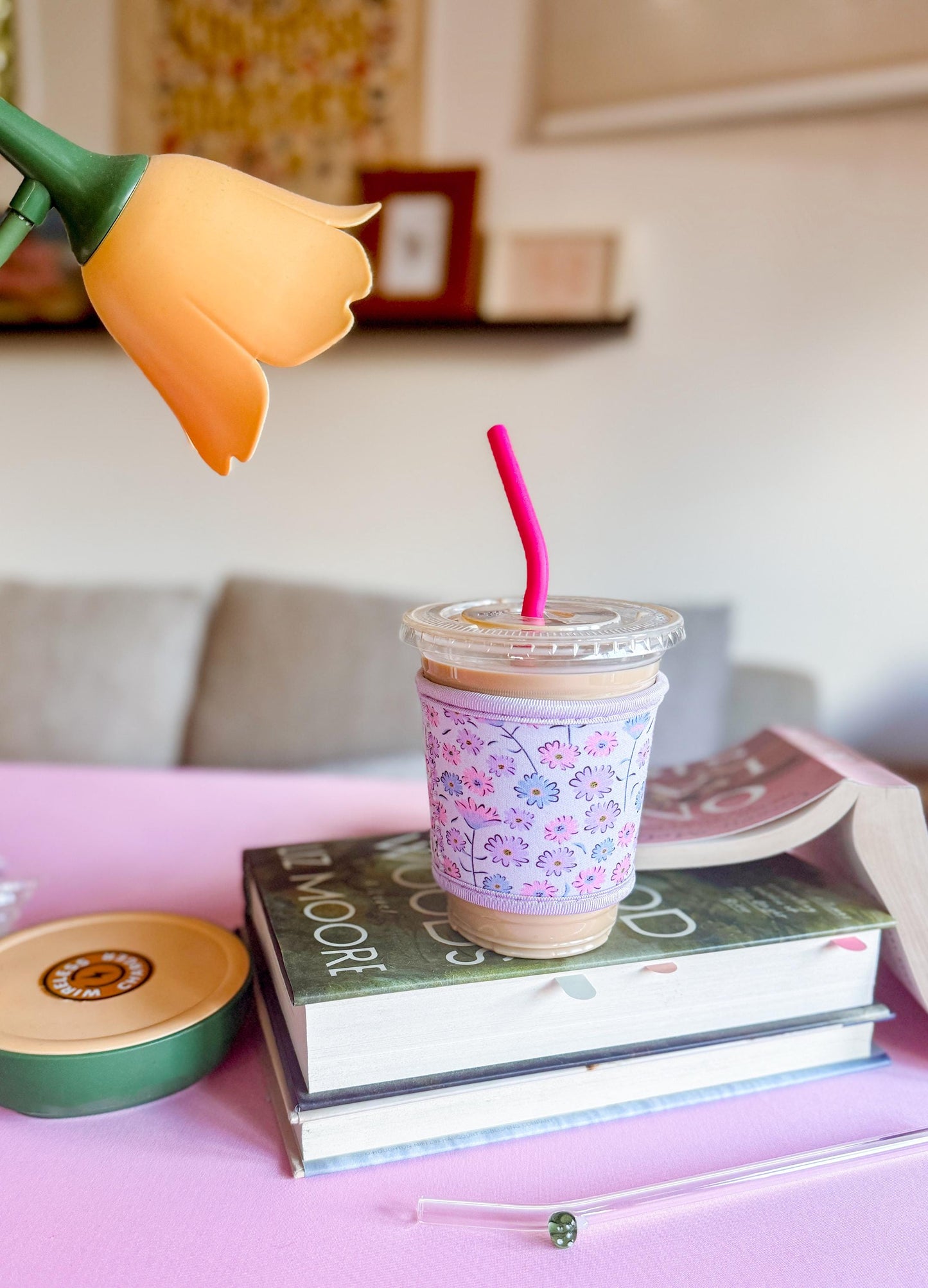 Coffee Cup Sleeve, Cup Cozie, Sleeves for Drinks, 160z Coffee Sleeves, Cottage Core