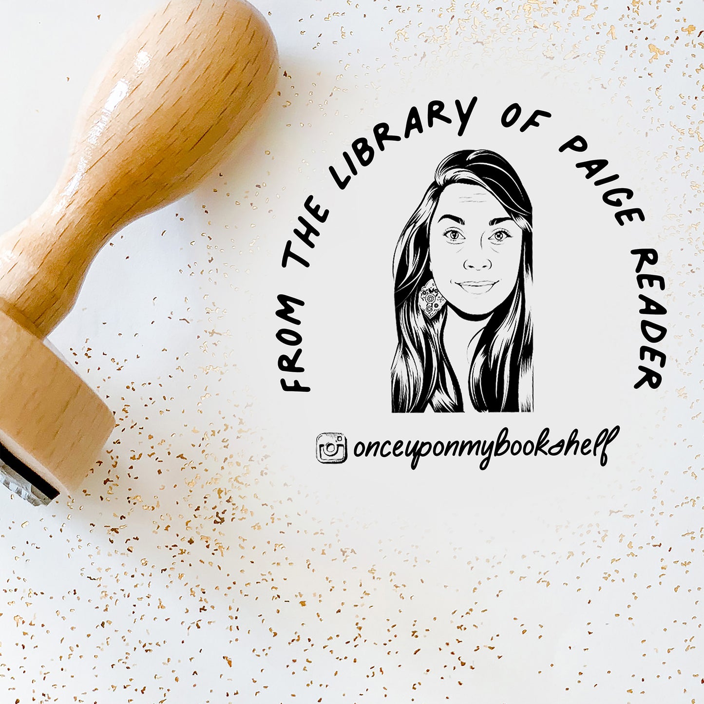 Custom Library Stamp - Bookstagrammer, BookTok, Booktube
