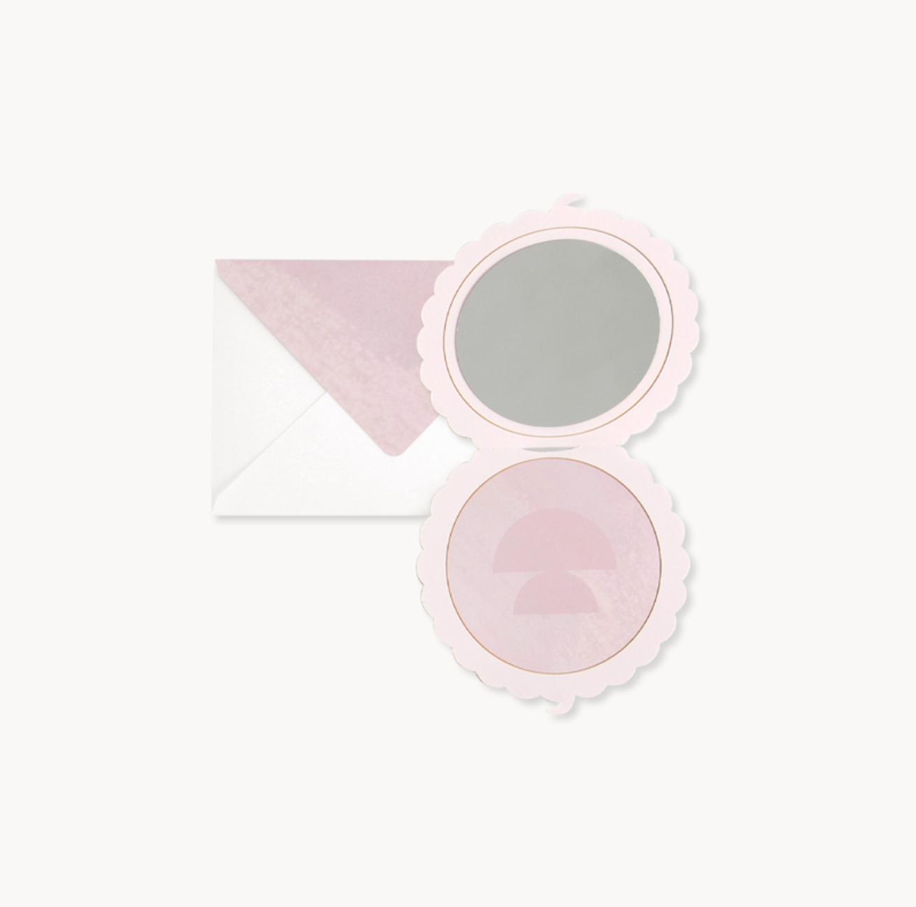 You Are Awesome Compact Mirror Pop Up Card