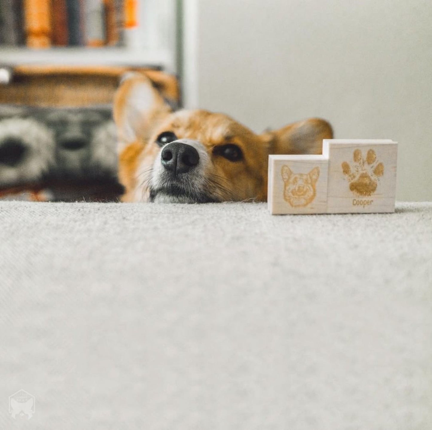 Customized Pet Portrait Rubber Stamp