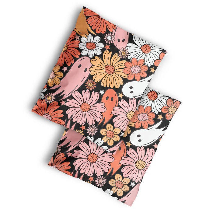 Halloween Floral Ghosties Poly Mailers - 10x13 inches