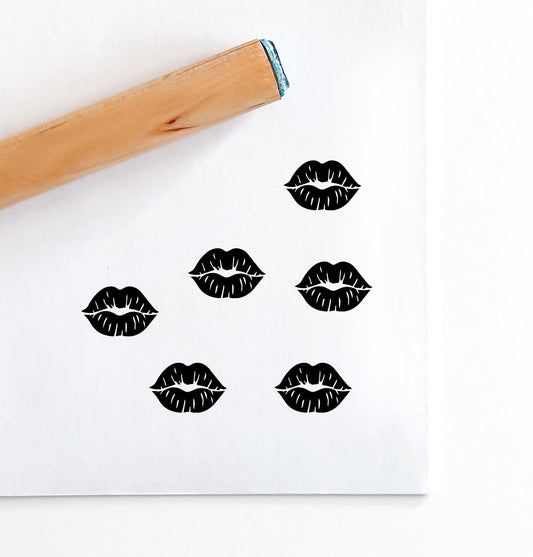 Lips Mini Stamp, Kiss Stamp, Valentines Day Face Stamp, Love Stamp,  Mini Stamps for Kids, Bujo Calendar Planner Stamp