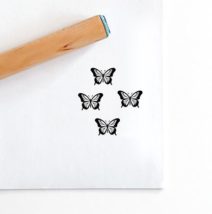 Tiny Butterfly Stamp, Insect Mini Stamp, Micro Stamp, Bujo Journal Stamp, Calendar Planner Stamp, Bullet Journal Stamp, Stocking Stuffer