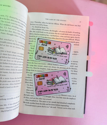 Cute Bookmark, Card Bookmark, Credit Card Bookmark, Unique Bookmarks for Book Lovers,