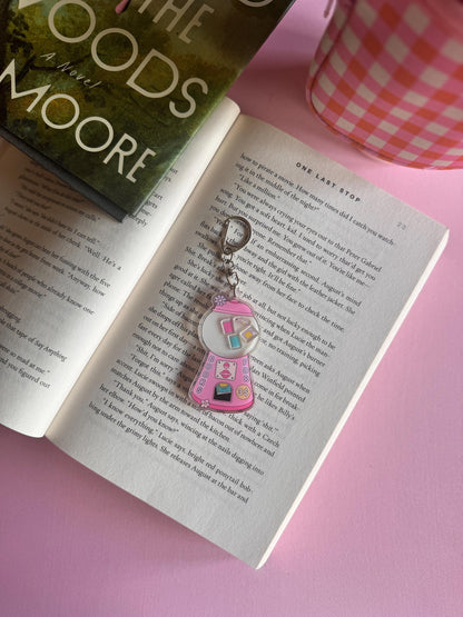 Book Shaker Keychain, Book Vending Machine Keychain, Interactive Keychain, Gifts for Bookworms, Gifts for Book Lovers