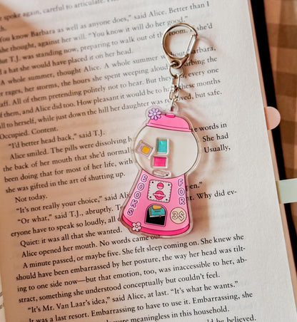 Book Shaker Keychain, Book Vending Machine Keychain, Interactive Keychain, Gifts for Bookworms, Gifts for Book Lovers