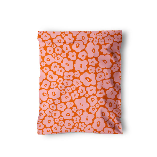 Pink Daisies Poly Mailers - 10x13 inches