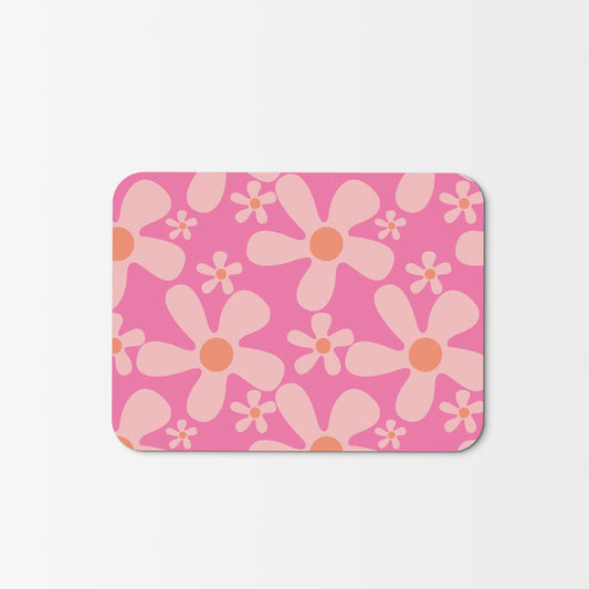 Retro Daisies Mouse Pad