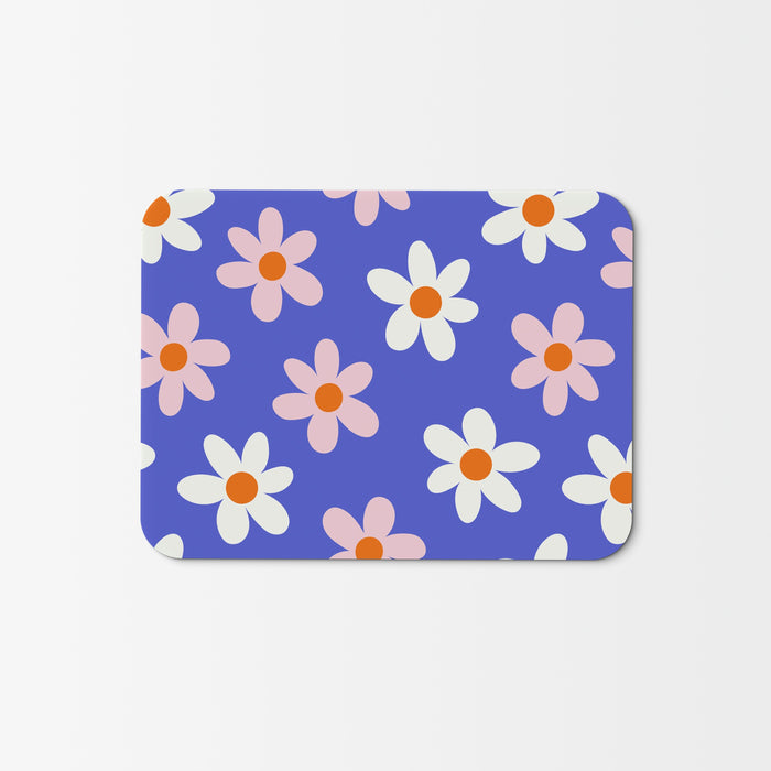 Pink & White Daisies Mouse Pad