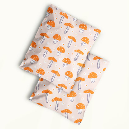 6x9 inch Retro Mushrooms Summer/Fall Poly Mailer