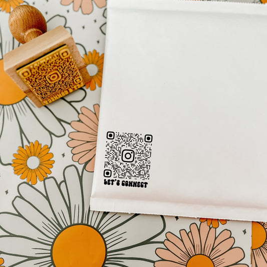 QR Social Media Stamp