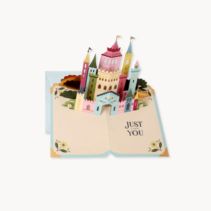 Tale As Old As Time - Pop Up Castle Card