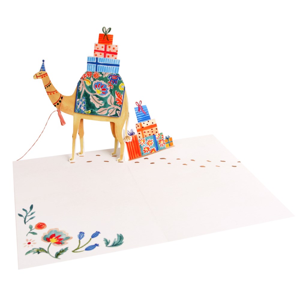 Camel Birthday Pop Up Card
