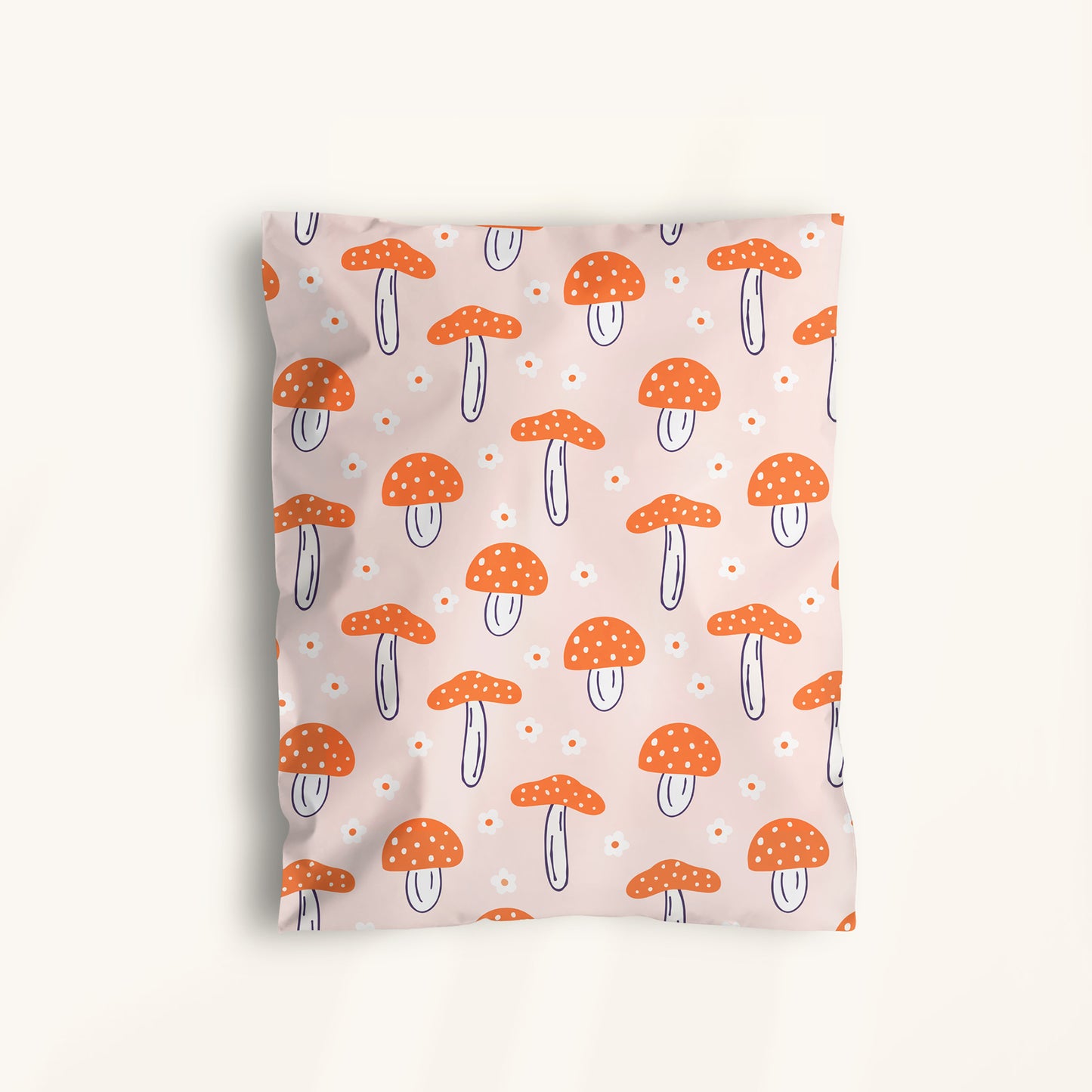 6x9 inch Retro Mushrooms Summer/Fall Poly Mailer