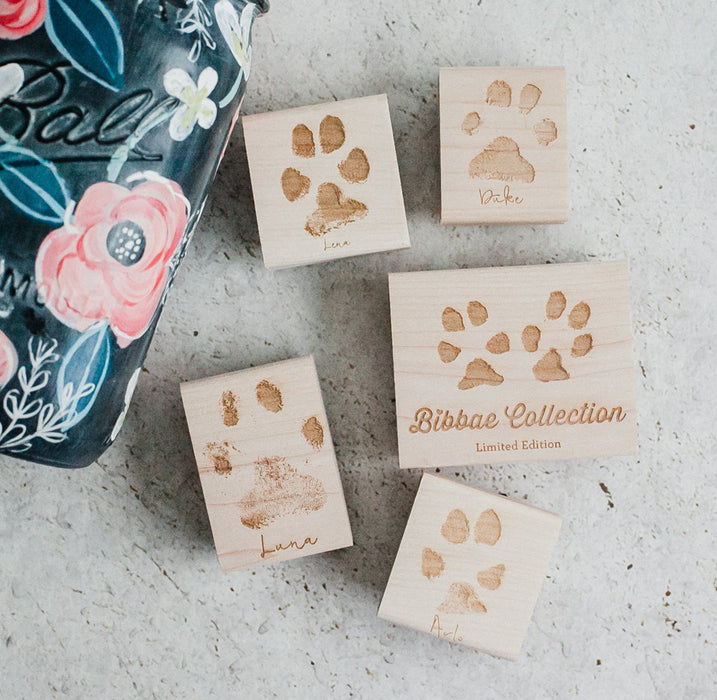 Customized Pet Paw Rubber Stamp