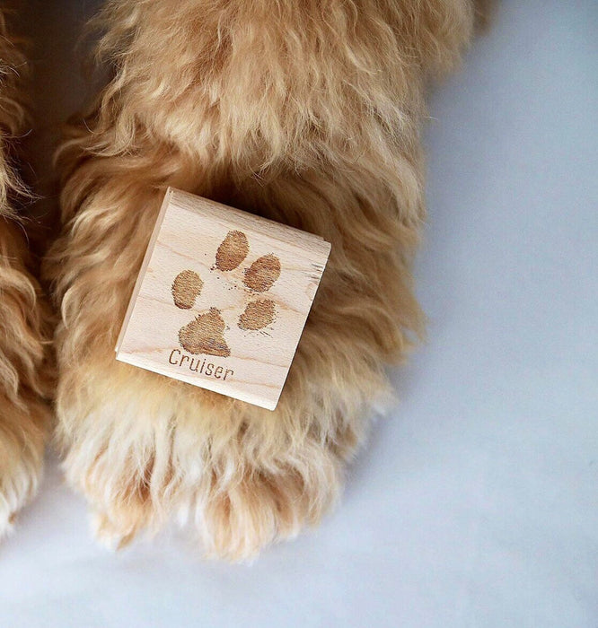 Customized Pet Paw Rubber Stamp